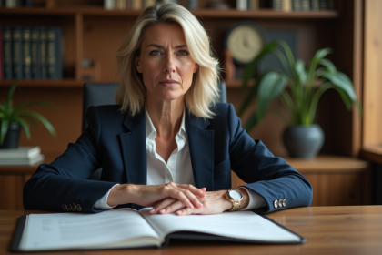 Femme d'affaires en droit des personnes