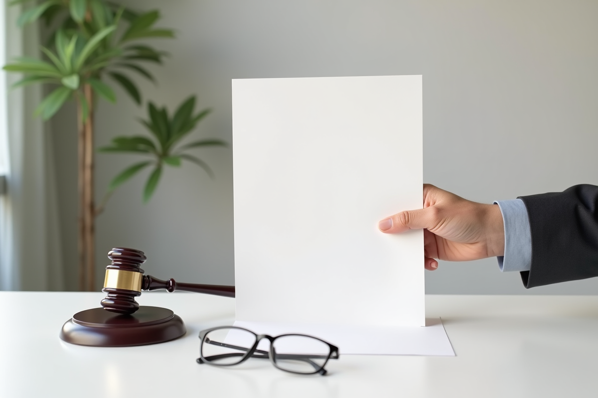 Main tenant une lettre d augmentation de salaire sur fond neutre